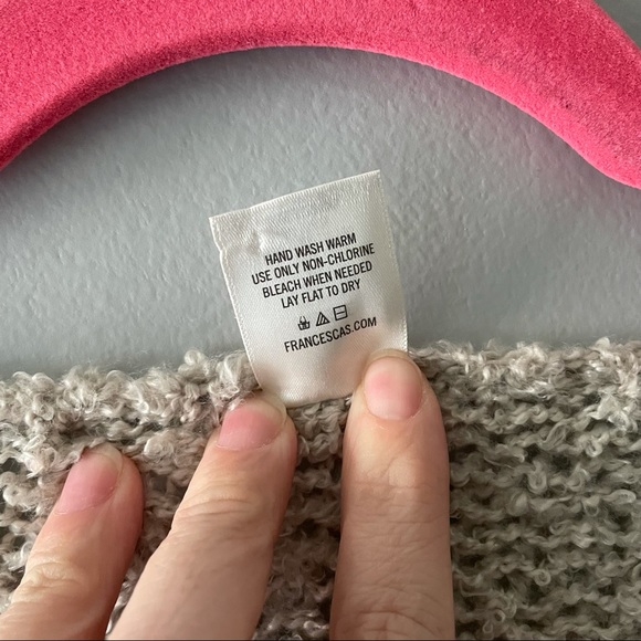 Francesca’s Striped Poncho Sweater OS - Picture 4 of 5